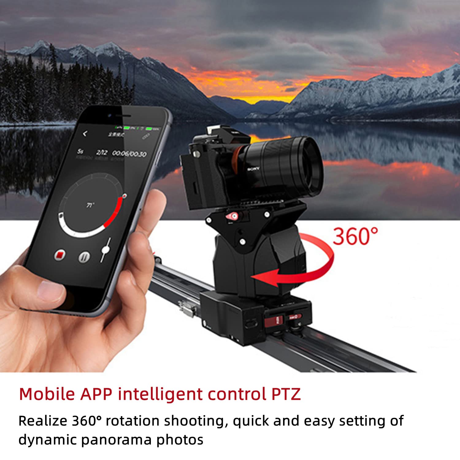 Amazon | IFOOTAGE Shark Slider Mini Complete、X2ミニ3軸ジンバル